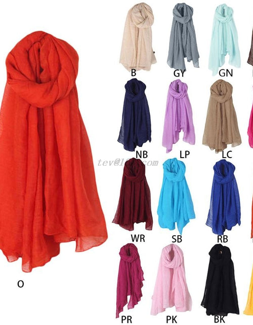 Load image into Gallery viewer, Women&#39;s Long Scarf Wrap
